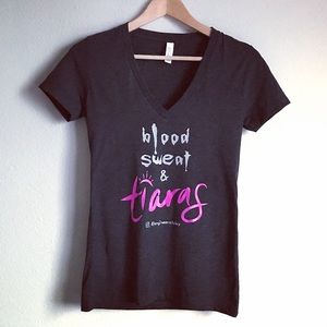 Blood, Sweat & Tiaras Custom Printed T-shirt NEW